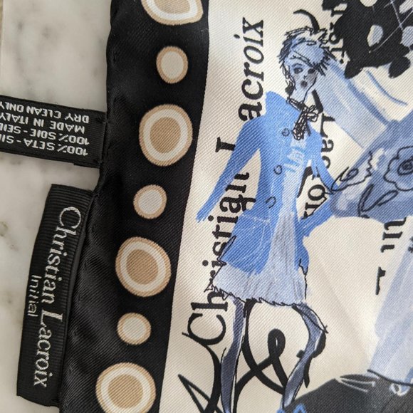 Christian Lacroix silk scarf - Picture 4 of 4